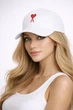 Молодежная кепка с вышивкой Ами (Ami) One-size 54-57см Белый - изображение 1