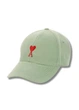 Молодежная кепка с вышивкой Ами (Ami) One-size 54-57см Фисташковый - изображение 2