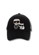 Молодежная кепка с вышивкой Karl Lagerfeld One-size 54-57см Черный - изображение 3