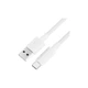 Дата кабель USB 2.0 AM to USB-C 1.2m 3A white Acefast (6974316284260) - изображение 1