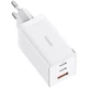 Зарядное Устройство Baseus GaN5 Pro 65W (2Type-С+USB) white + Кабель Type-C-Type-C 100W (1m) (CCGP120202) - изображение 3