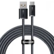 Кабель Baseus Dynamic Series Fast Charging Type-C 100 Вт 2м slate gray (CALD000716) - изображение 1