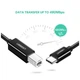 Кабель для принтера USB-C 2.0 to BM 2.0m US241 black UGREEN (50446) - изображение 4