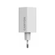 Зарядний пристрій Canyon HEXAGON 65 GaN 65W 2xPD 1xQC EU White (CND-CHAHEX65W) - зображення 3