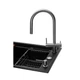 Мойка кухонная GRANADO Royal Estella black (+ подрібнювач Algar 1000 + змішувач Ferrol inox + дозвтор Redondo inox + ко (ksg0301) - изображение 2