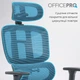 Офісне крісло OfficePro Skyline OC680-B-G-G (OC680-B-G-G) - зображення 8