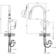 Смеситель Kroner Graz-GRP030-T (CV031336) - изображение 10