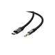 Кабель мультимедийный USB-C to 3.5mm M 0.15m black Acefast (6974316285274) - изображение 5