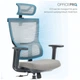 Офісне крісло OfficePro Elegant OC600-B-DG-DG (OC600-B-DG-DG) - зображення 3