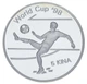Монета Папуа-Нова Гвінея 5 кіна 1997 Срібло Proof Чемпіонат світу з футболу 1998 у Франції - зображення 1
