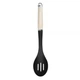 Ложка кухарська KitchenAid Coreline для сервіровки з прорізами, 35,3 см, кремова (KAG004OHACE) - зображення 1