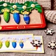 Развивающая игра с карточками UBEE "Елочная веточка с украшениями" из дерева ПСФ139 - изображение 8