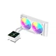 Система жидкостного охлаждения Gamemax GLACIER 240 LCD WH - изображение 3
