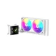 Система жидкостного охлаждения Gamemax GLACIER 240 LCD WH - изображение 4