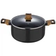 Каструля Bergner Earth black, з кришкою 24 см, 4.3 л (BG-32036-BK) - зображення 2