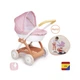 Коляска для кукол Smoby Baby Nurse Терракотовая пудра, люлька с корзиной, 18 мес + (7600254124) - изображение 6