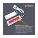 Сетевой удлинитель TECCO 3м 2 поста white (8681277841118) - изображение 4