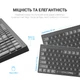 Клавиатура OfficePro SK985BO Bluetooth/Wireless UA Black/White (SK985BO) - изображение 10