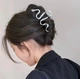 Заколка-крабик "Змія" Сріблястий (0089-01) - изображение 2