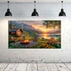 Картина на холсте Сельський пейзаж 60x35 см (Код товара:2257) - изображение 1