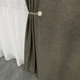 Шторы легкие льняные ALBO серо-коричневые 150×270 см, комплект 2 шт. (SH-M1-8) - изображение 2