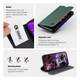 Чохол-книжка для Xiaomi Redmi Note 15 4G/Note 15 5G Poco M8 5G, OneFold Case, Зелений, з екошкіри (PU) і TPU, з магнітом, з підставкою і відділенням для карт, трансформується в підставку, протиударний, захист всього корпусу, ArmorStandart (ARM89984) - зображення 4