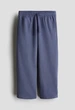 Джогеры прямого кроя неутепленные синие H&M 116см (400012549) - изображение 1