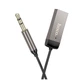 Bluetooth-ресивер Hoco E78 Benefit Metal Gray с кабелем 3.5 мм для автомобилей - изображение 7