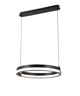 Подвесная LED-люстра VALESO G 2919/500D 108W, с пультом 2.4G с затемнением Черный+Золото - изображение 1