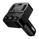 FM-трансмиттер Hoco E87 Delta 35W USB Type-A USB Type-C Быстрая зарядка Черный - изображение 5