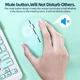 Беспроводная Bluetooth мышка BT5.2 / 2.4G 800 - 1600 DPI с LED подсветкой и тихими кнопками black - изображение 2