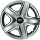 Автомобильные модельные колпаки R13 Chevrolet 101 4шт, SJS, серебристые - изображение 1