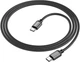 Кабель Borofone BX87 Sharp 60W charging data cable for Type-C to Type-C 3A 1m Black - зображення 1