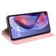 Чехол Taba Retro-Skin для Motorola Moto G05 книжка кожа PU с визитницей розовый - изображение 3
