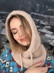 Капор жіночий вʼязаний крупної пряжі Zefur One size бежевий - зображення 6