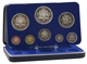 Набор монет Барбадос набор из 8 монет 1980 Proof 1, 5, 10, 25 центов, 1, 2, 5, 10 (серебро) долларов - изображение 2