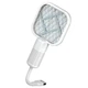 Уничтожитель комаров ультрафиолетовый USB мухобойка Mosquito Swatter Белая - изображение 2