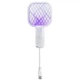 Уничтожитель комаров ультрафиолетовый USB мухобойка Mosquito Swatter Белая - изображение 5
