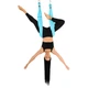 Гамак для йоги Antigravity Yoga Zelart FI-5453 Голубой - изображение 11