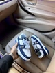 Кросівки жіночі Trainer Sneaker White Blue натуральна шкіра текстиль 40р синій - изображение 9