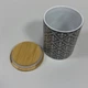Банка керамічна з бамбуковою кришкою 500 мл 10х10х12,5 см ORNAMENT Limited Edition JH6009-6 коричнева - зображення 2