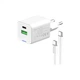 Зарядний пристрій ColorWay GaN Mini 35W PD Port PPS USB (Type-C PD + USB QC4.0) cable Type-C (CW-CHS055PDC-WT) ColorWay CW-CHS055PDC-WT 925590 - зображення 5