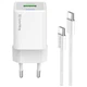 Зарядний пристрій ColorWay C101A GaN Mini 20W PD PPS USB-C + USB-A QC4.0 + cable USB-C to USB-C black (CW-CHS062PDC-WT) ColorWay CW-CHS062PDC-WT 925729 - зображення 3