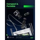 Зарядний пристрій Ugreen 1xUSB + 2xUSB-C 65W GaN CD361 gray (25685B) UGREEN 25685B 925821 - зображення 7