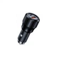 Зарядний пристрій Choetech car USB-A/USB-C 63W QC3.0/PD/PPS black (TC0010-BK) Choetech TC0010-BK 925341 - зображення 1