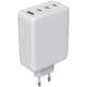 Зарядний пристрій Canyon CU100ACC GaN 100W 3xPD 1xQC EU White (CNS-CUW100ACC) CANYON CNS-CUW100ACC 925524 - зображення 1