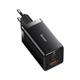 Зарядное устройство Baseus 2xUSB-C 65W + 1xUSB GaN + cable USB-C to USB-C 100W 1.0m black (CCGP120201) Baseus CCGP120201 925814 - изображение 3