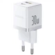 Зарядное устройство Baseus 1xUSB-C 30W + 1xUSB white (P1011160A213-00) Baseus P1011160A213-00 925818 - изображение 2