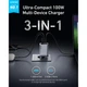 Зарядное устройство Anker GaNPrime 100W 2xUSB-C PD + 1xUSB-A Foldable Silver (A2688341) ANKER A2688341 925692 - изображение 6