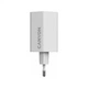 Зарядний пристрій Canyon HEXAGON 65 GaN 65W 2xPD 1xQC EU White (CND-CHAHEX65W) CANYON CND-CHAHEX65W 925527 - зображення 3